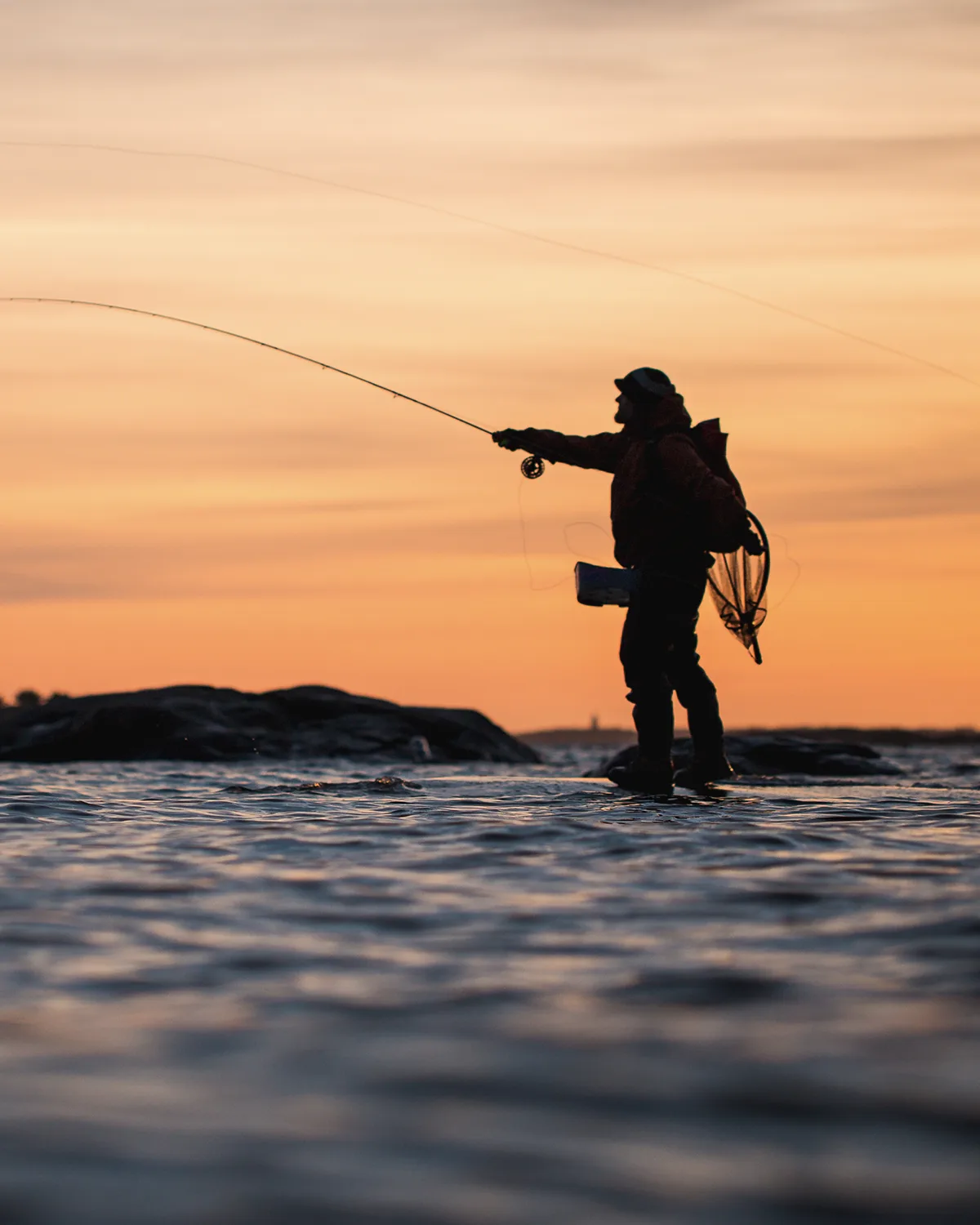 Perhokalastuksen tunnelmakuva