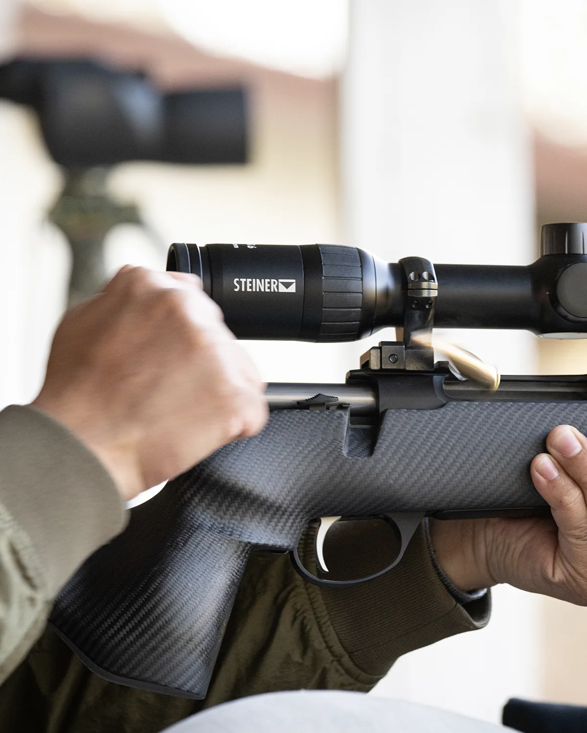 Asiakaskuva urheiluammunnasta