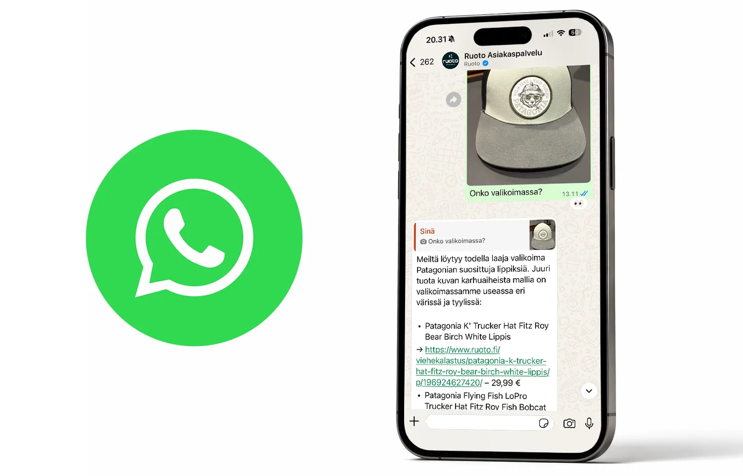 Luotsi WhatsAppissa