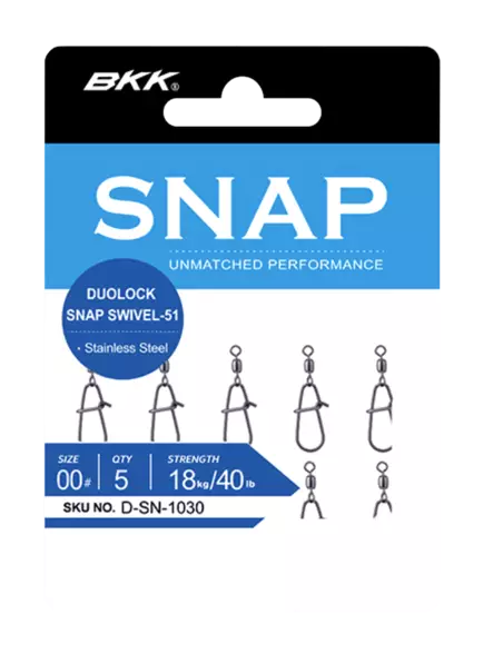 BKK Duolock Snap Swivel 51 - Uistinrenkaat - 6939067083180 - 1