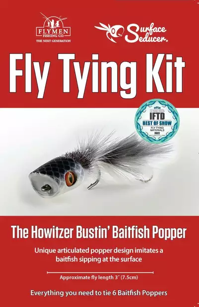 Flymen Fly Tying Kit Howitzer Popper - Perhonsidontasetit - 765855275170 - 1