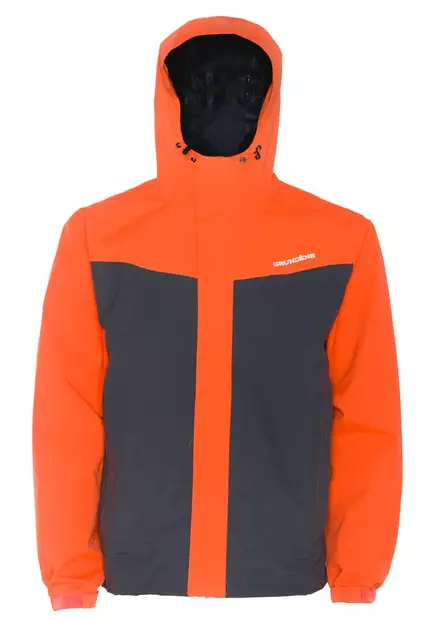 Grundens Full Share Jacket Orange Grey - Miesten kuoritakit - 7332525246940 - 1