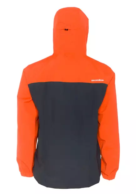 Grundens Full Share Jacket Orange Grey - Miesten kuoritakit - 7332525246940 - 2