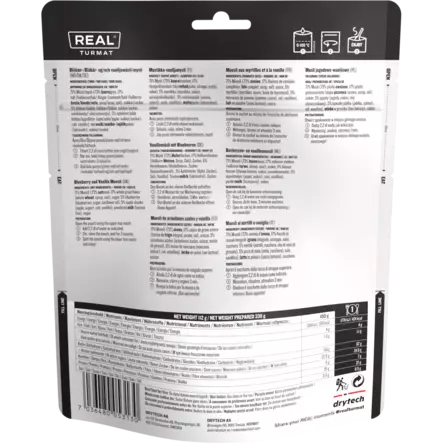 Real Turmat Blueberry and Vanilla Muesli - Retkiruuat - 7036480053130 - 3