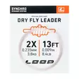 Loop Synchro 13' Dry Fly Leader - Nylonkartioperukkeet - 827142059990 - 2