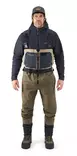 Grundens Men's Boundary Zip Stockingfoot Wader Stone/Otter - Kahluuhousut - 7332525301090 - 2