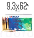 Lapua Naturalis 9,3x62 16,2g 20pcs - Patruunat 9,3 x 62 - 6418267103480 - 1