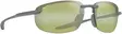 Maui Jim Hookipa Ultra - Metal Matte Grey Frame with HT Green PC Lens - Muovilinssit - 603429093990 - 1
