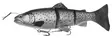 Savage Gear 4D Line Thru Trout 40cm 685g - Haukishadit yli 100g - 4DLINETHRUTROUT40 - 4