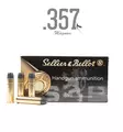 S&B LFN .357 Magnum 10,25g 50pcs - Patruunat .357 Magnum - 8590690311880 - 1