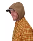 Simms Coldweather Hooded Shacket Wakemup Plaid Stonefly - Muut takit - 694264695890 - 7