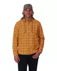 Simms Coldweather Hooded Shacket Wakemup Plaid Stonefly - Muut takit - 694264695890 - 3
