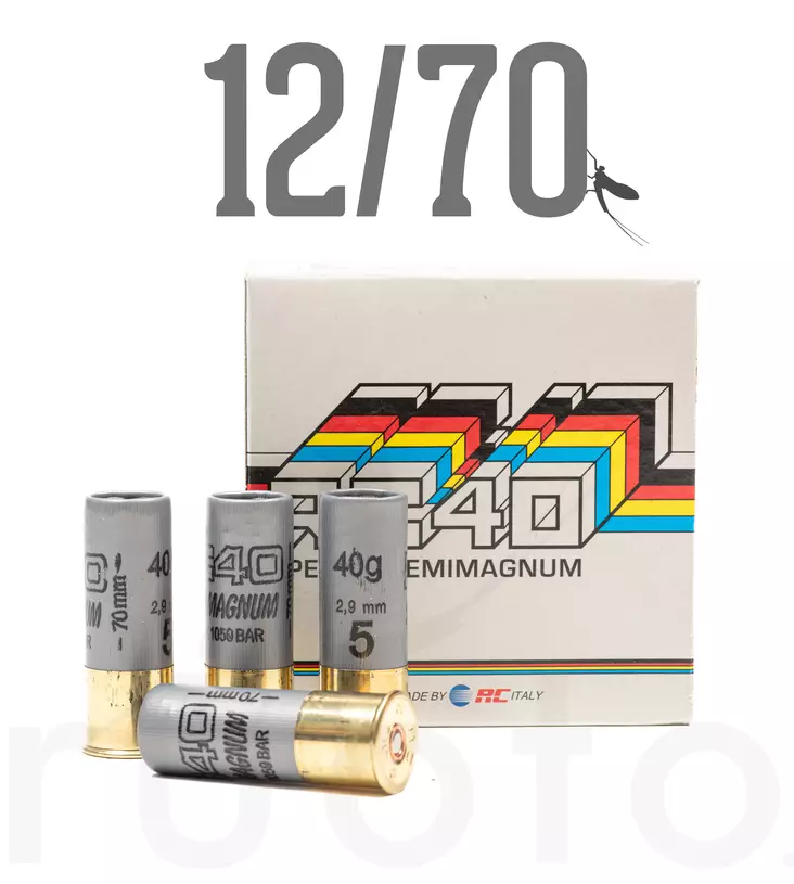 12/70 RC40 Semi Magnum 40g 25pcs - Metsästyspatruunat, lyijy - 11A40SM250 - 1