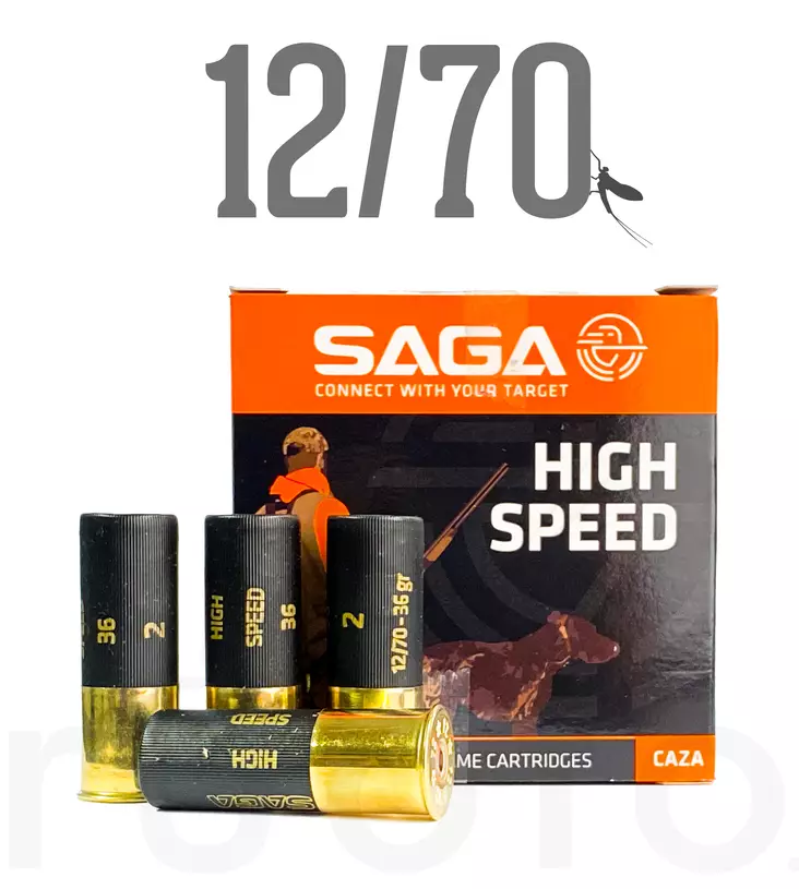 12/70 Saga High Speed 36g 25pcs - Metsästyspatruunat, lyijy - 61101000060 - 1