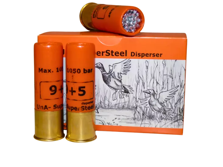12/70 UnA-SuperSteel Disperser 28g - Metsästyspatruunat, teräs - 6430068626470 - 1