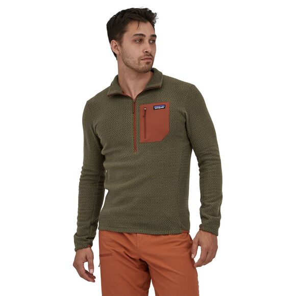 Patagonia M's R1 Air Zip Neck Basin Green - Ruoto.fi webstore
