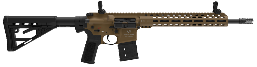 Schmeisser AR15 M4FL 14,5" FDE 223Rem - Kiväärit 223 Rem - 022070 - 1