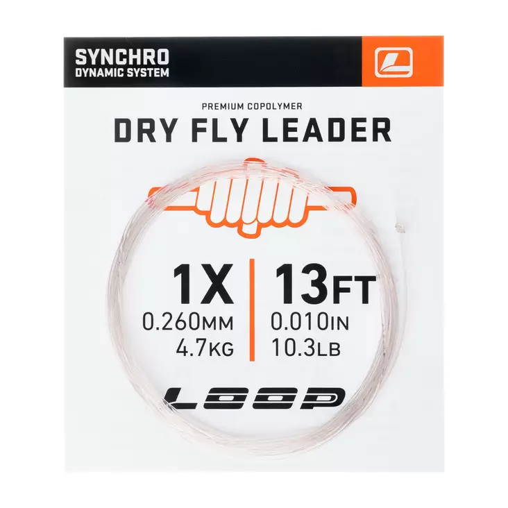 Loop Synchro 13' Dry Fly Leader - Nylonkartioperukkeet - 827142059990 - 1