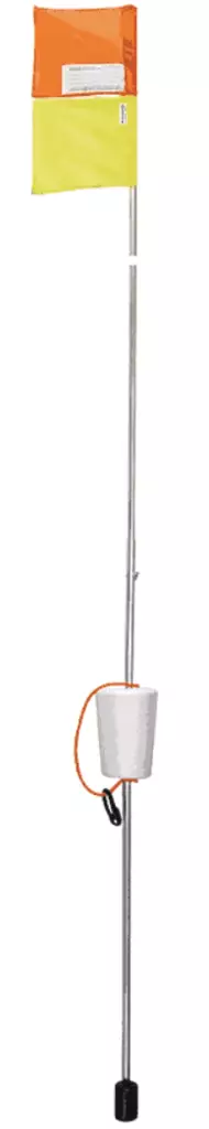 Ahti Pyydysmerkki 2-lippuinen 2,4m - Tarvikkeet - 6418252132440 - 1