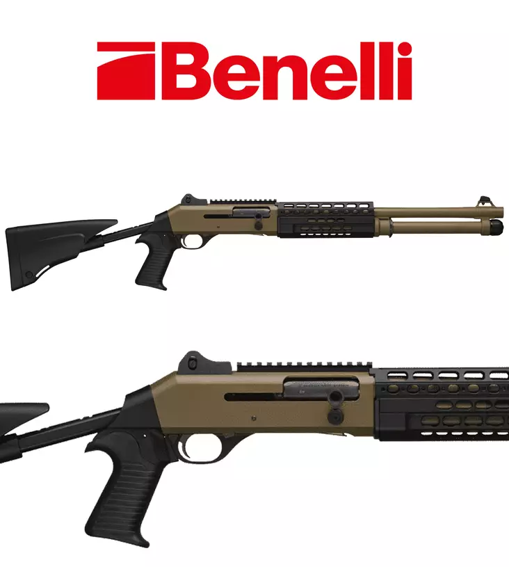 Benelli m4 T-Pro magn. 18,5" INT FDE Cer - Puoliautomaattihaulikot - A0595300 - 1