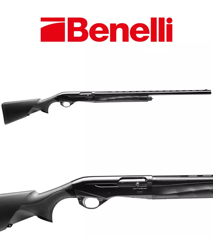 Benelli Montefeltro Black Synthetic 12/76 - Puoliautomaattihaulikot - BA0580500 - 1