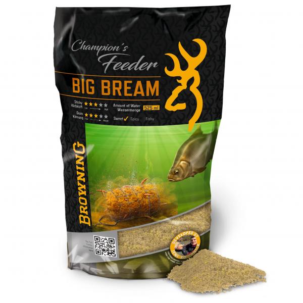 Browning Champion's Feeder Mix Big Bream 1kg - Syötit - 4029569247400 - 1