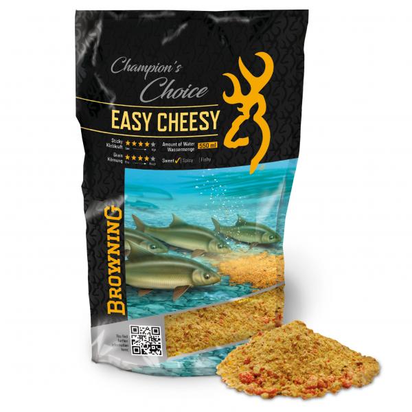 Browning Groundbait Easy Cheesy 1kg - Syötit - 4029569397020 - 1