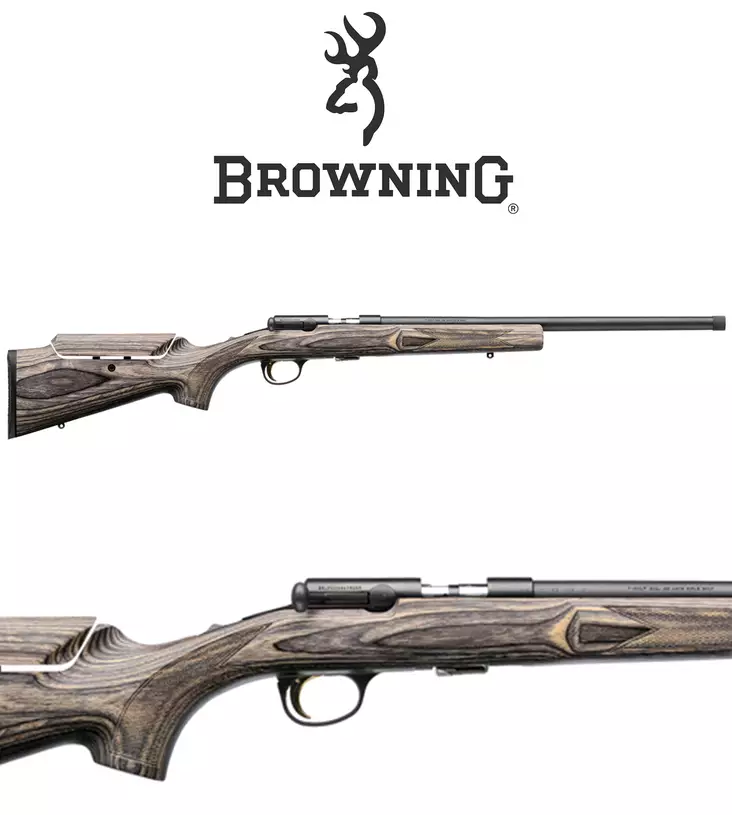 Browning T-Bolt Target Varmint Laminate 19" .17 HMR, säätöperällä - Pienoiskiväärit 17 HMR - 025247270 - 1