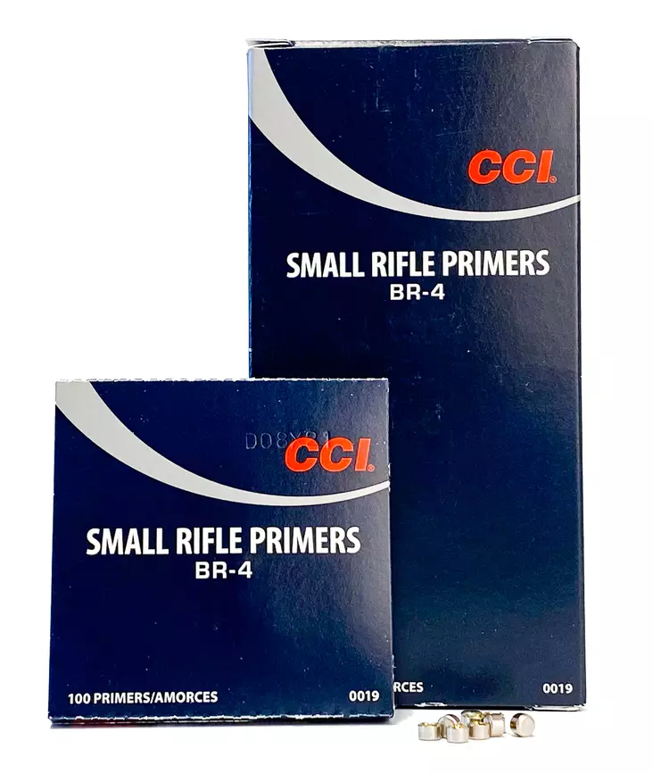 CCI BR-4 Small Rifle Primers 100pcs - Nallit, patruunoiden lataus - 190160 - 1
