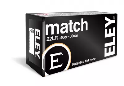 Eley Match Rifle .22LR 2,59g 331m/s 50pc - Patruunat 22 LR - 650911011000 - 1