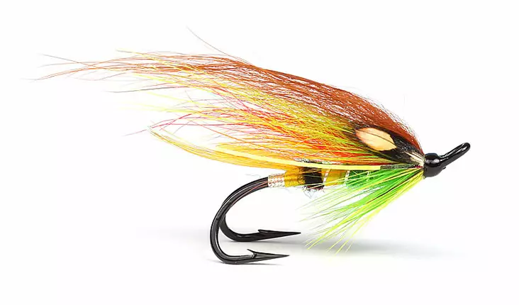 Green Highlander Double Hook Salmon Fly - Kaksihaaraiset - 7033840120600 - 1