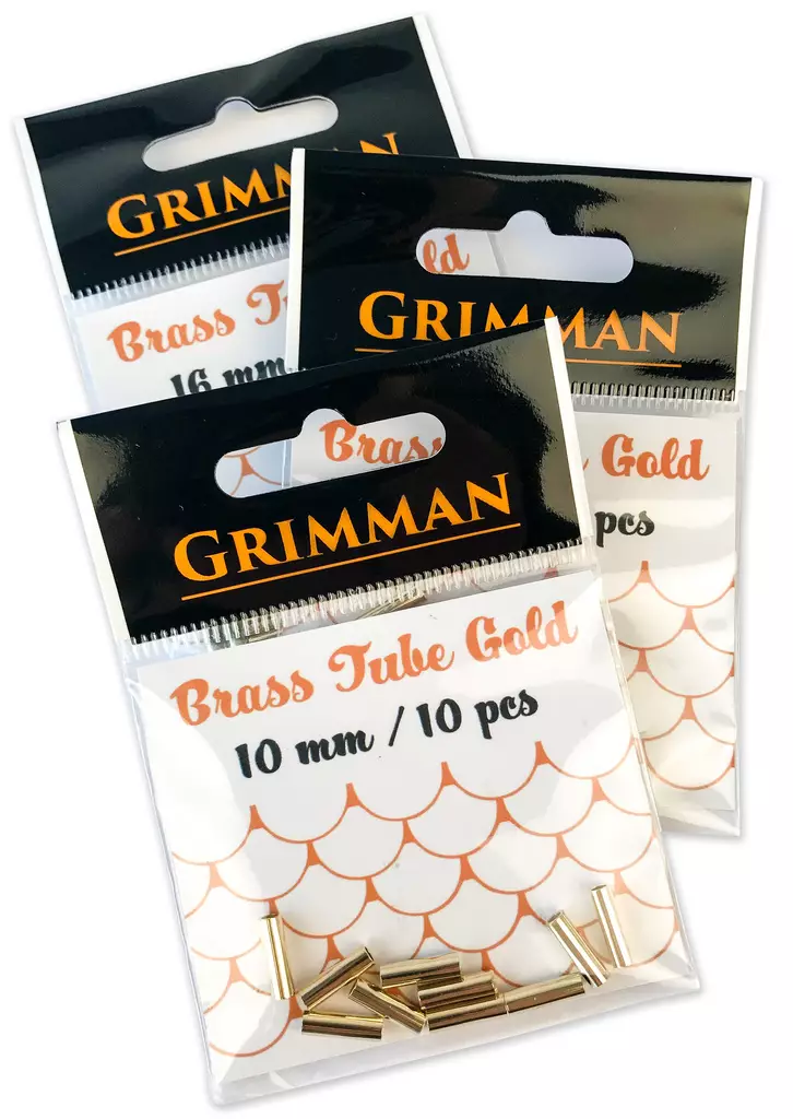 Grimman Brass Tube 10mm Gold -putkiperhorunko - Painorungot - 6438407004590 - 1