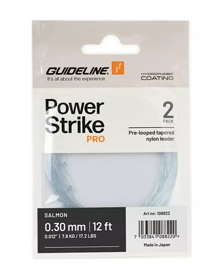 Guideline PS PRO Salmon 12' 0,30mm - Nylonkartioperukkeet - 7033841088220 - 1
