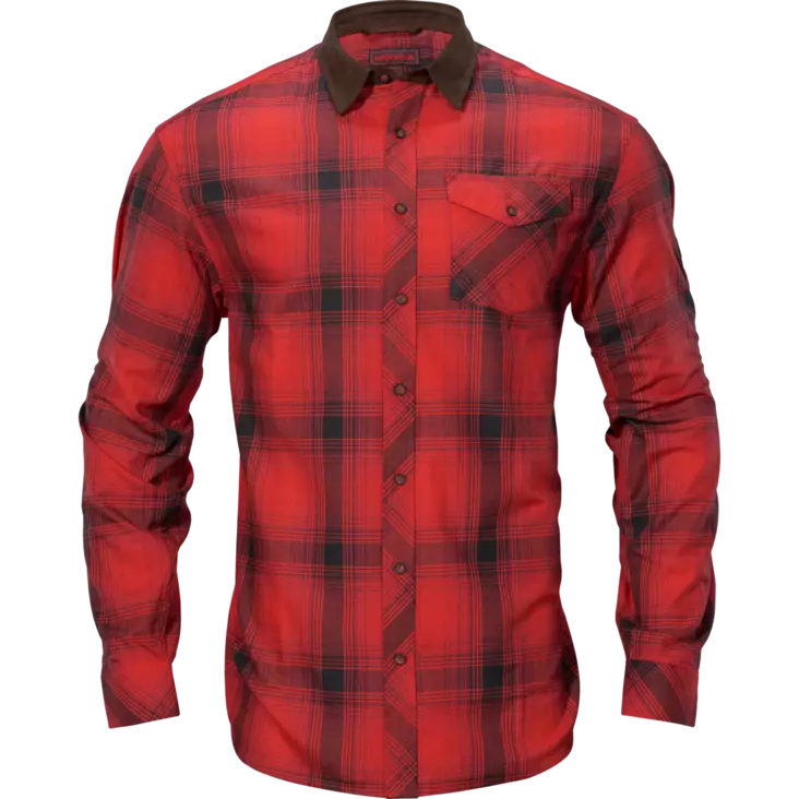 Härkila Driven Hunt Flannel Red/Black - Metsästäjän paidat - 5714733526830 - 1