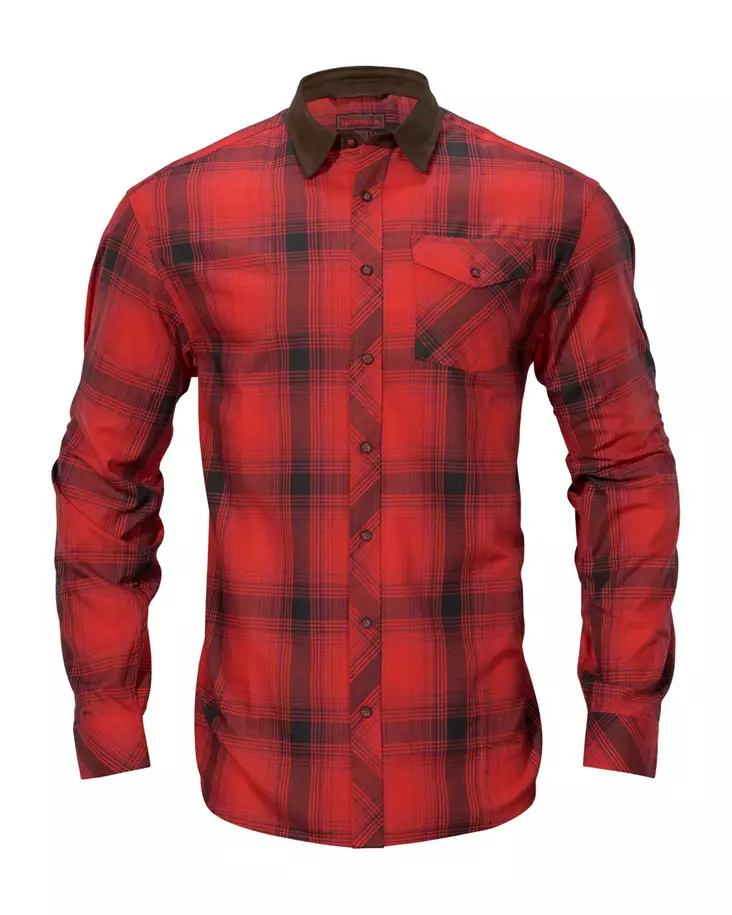 Härkila Driven Hunt Flannel Red/Bla #XXL - Metsästäjän paidat - 5714733526830 - 1