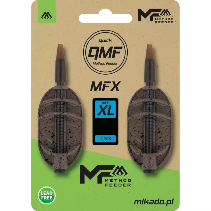 Mikado Method Feeder MFX Q.M.F. XL 2 pcs - Litteät & hybridi-method feederit - 5900637157410 - 1