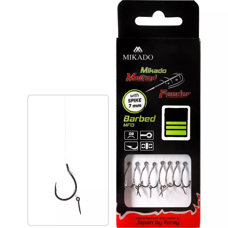 Mikado MF Rig HMFB13I Spike Mono Barbed - Valmiiksi sidotut koukut - 5900637050940 - 1