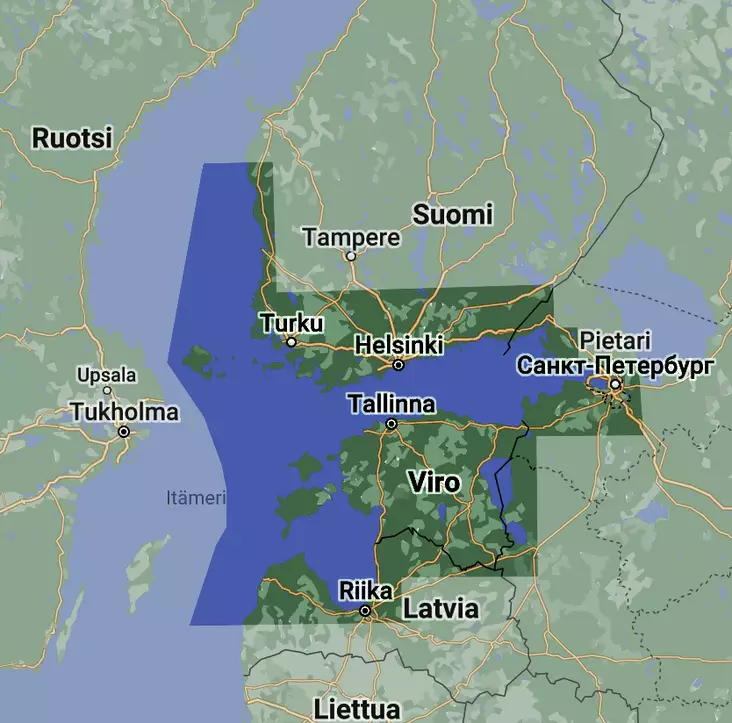 Navionics+ Eteläinen merialue ja eteläiset järvet - Karttakortit - 1903202450 - 1