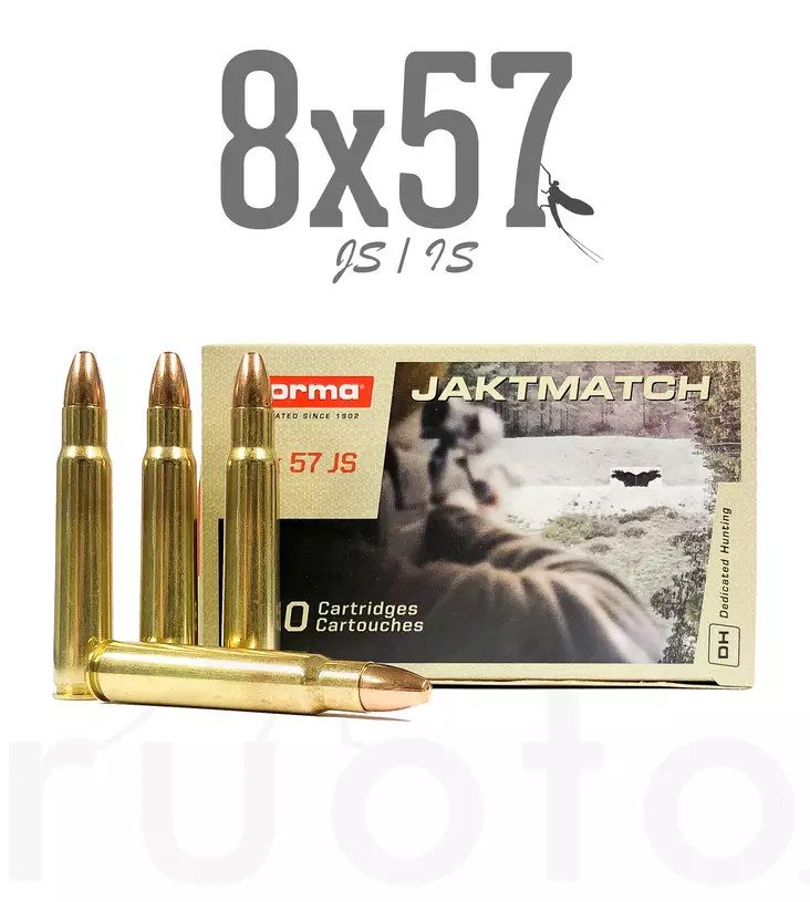 Norma Jaktmatch 8x57 JS 8g 50pcs - Muut kiväärikaliiperit - 7393923180090 - 1
