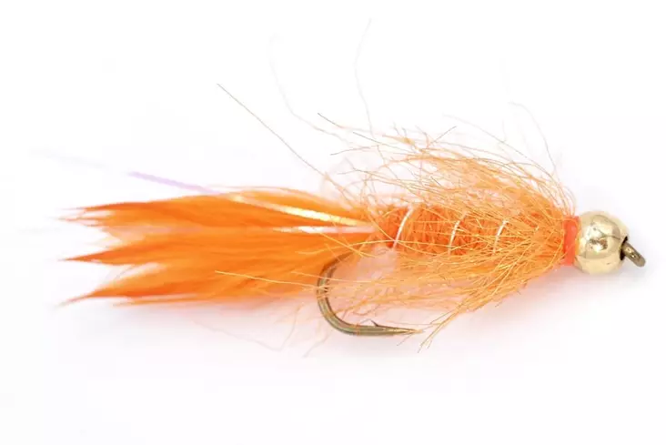 Orange Leech Tungsten kuulapäällä - Streamerit ja liitsit - 8859202532220 - 1