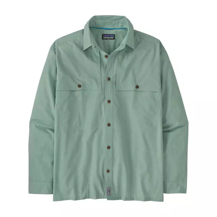 Patagonia M's Long-Sleeved Island Hopper Shirt Crossweave: Blue Sage - Paidat - 198077534570 - 1