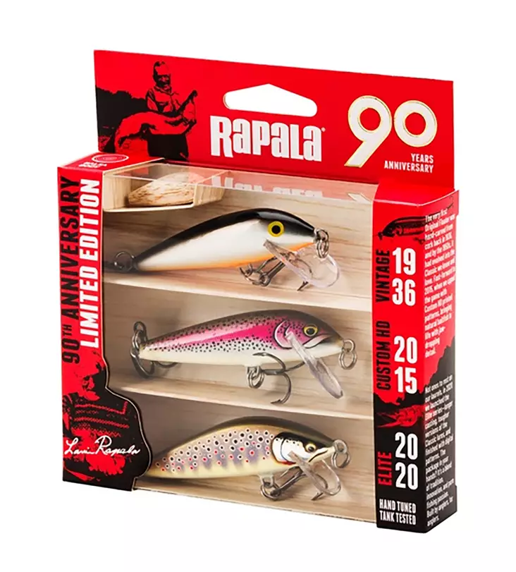 Rapala 90 Years Countdown Mid Natural - Viehelajitelmat - 022677373430 - 1