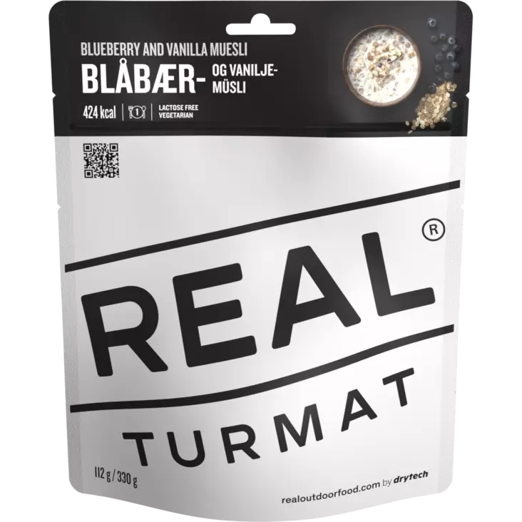 Real Turmat Blueberry and Vanilla Muesli - Retkiruuat - 7036480053130 - 2
