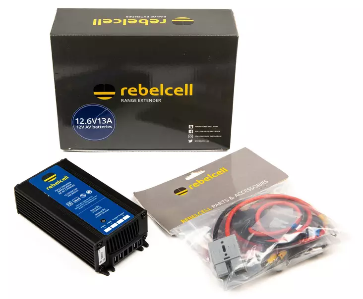 Rebelcell Range Extender 12.6V/13A - Akkulaturit - 7106623691700 - 4