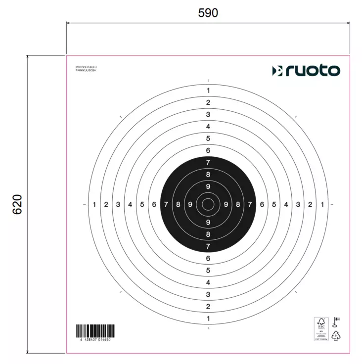Ruoto - koulutaulu 55x55 - Taulut - 6438407014650 - 1