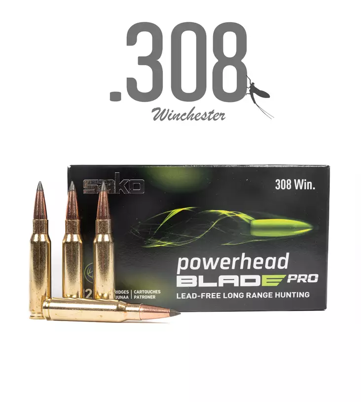 Sako Powerhead Blade Pro .308Win 10,5g 20pcs - Patruunat 308 Winchester - C629644ASA10 - 1
