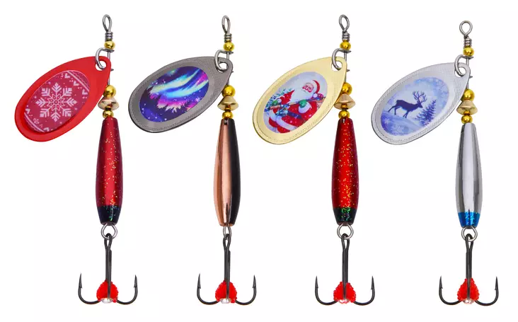 Santa Lures Spinner Assortment 4pcs - Viehelajitelmat - 6417512544610 - 1