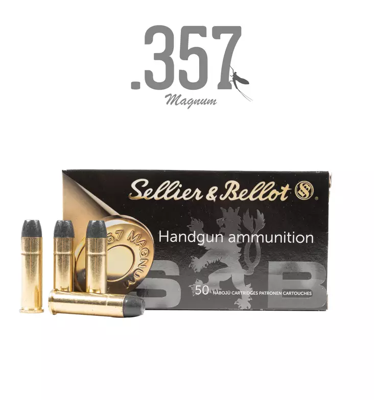 S&B LFN .357 Magnum 10,25g 50pcs - Patruunat .357 Magnum - 8590690311880 - 1