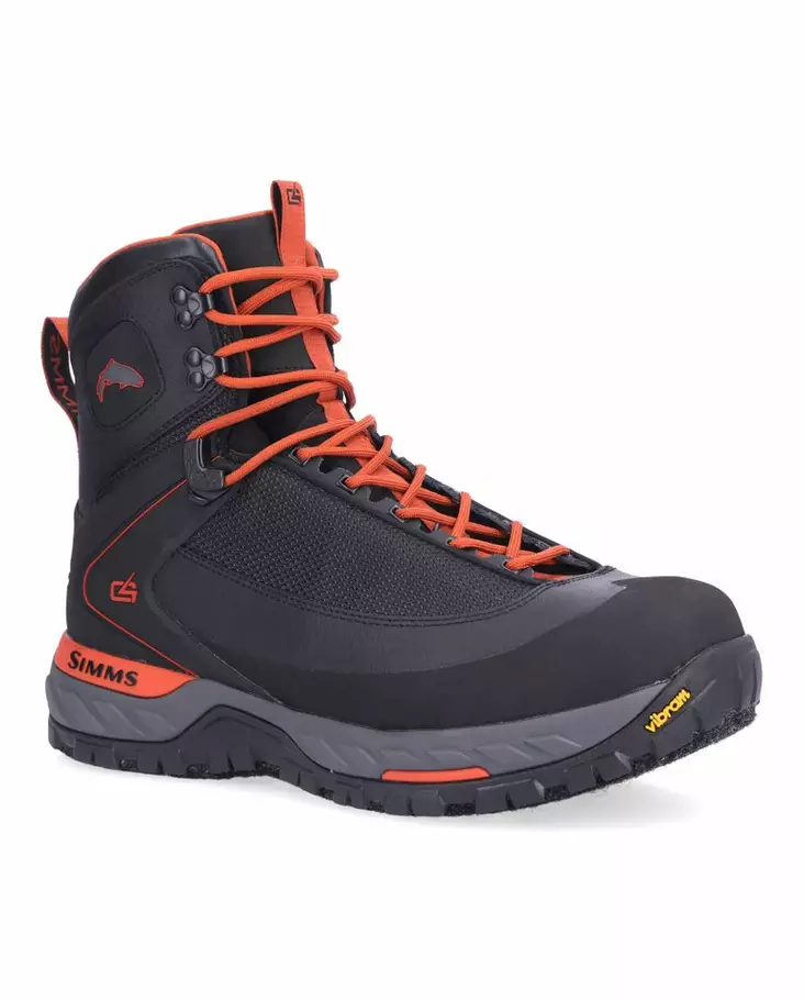 Simms G4 Pro Powerlock FELT Boot Carbon - Kahluukengät - 694264598160 - 1