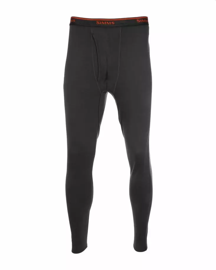 Simms Lightweight Baselayer Bottom Carbon -kerrastohousut - Alushousut - 694264549520 - 1